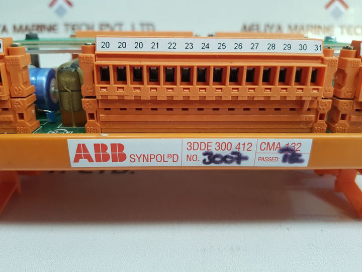 Abb synpol d cma 132 generator relay card 3dde 300 412 New 
