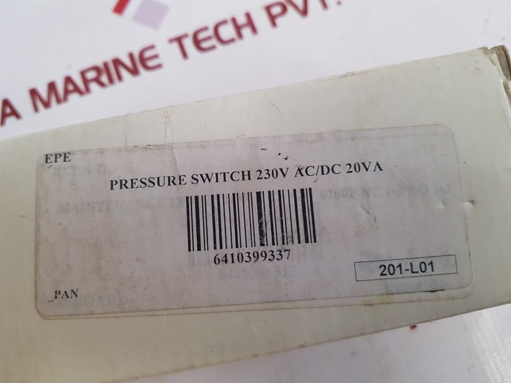 Epe 1,5 gw0200p filter clogging pressure indicator switch