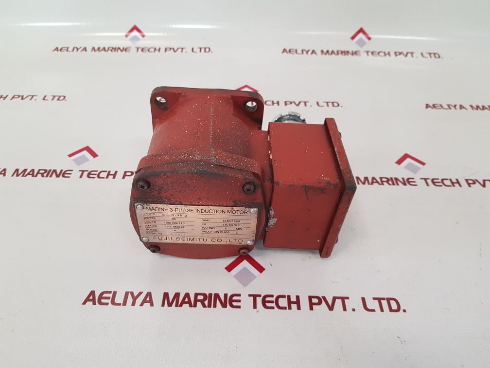 Fujii seimitu eelq-35-2 marine 3-phase induction motor