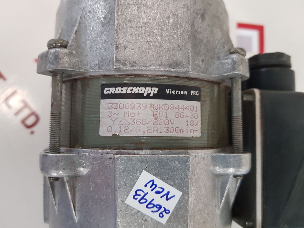 Groschopp z 3 lectric motor and gearbox