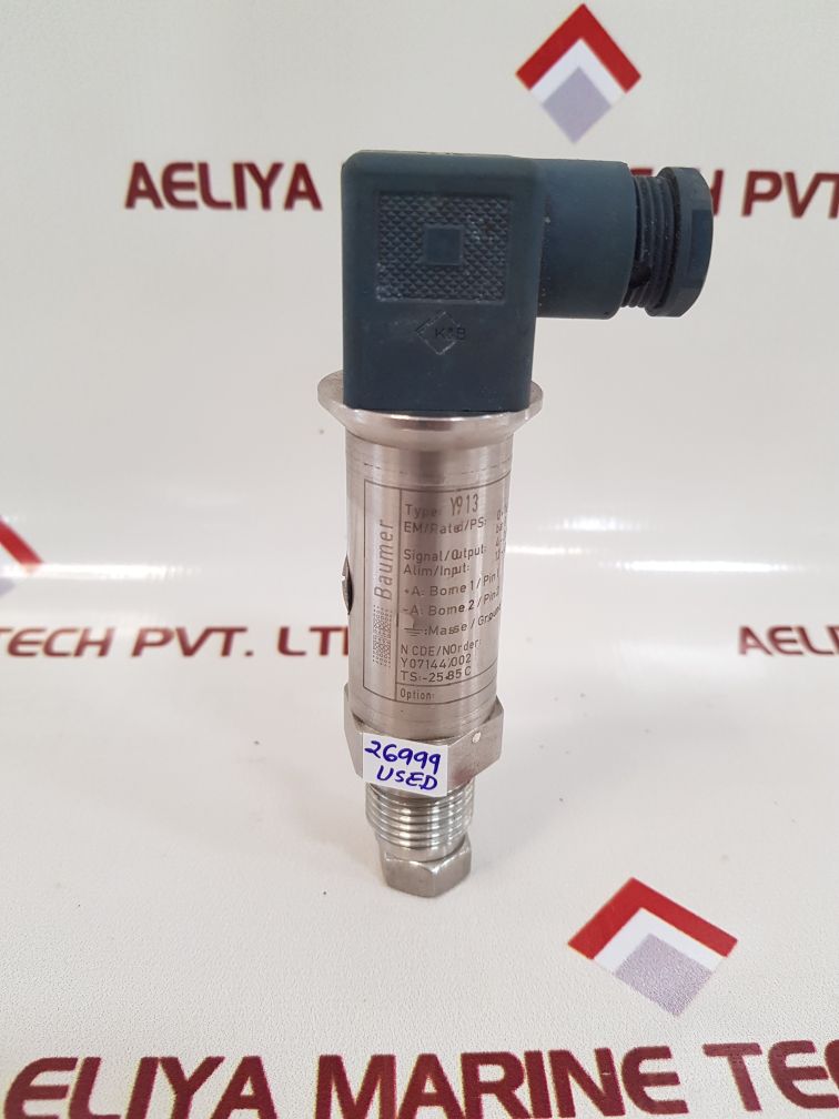 Baumer y913 pressure transmitter