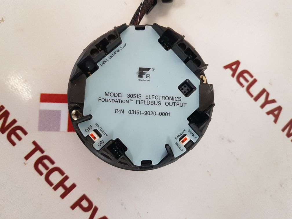 Foundation 03151-9020-0001 output module fieldbus 3051s electronics