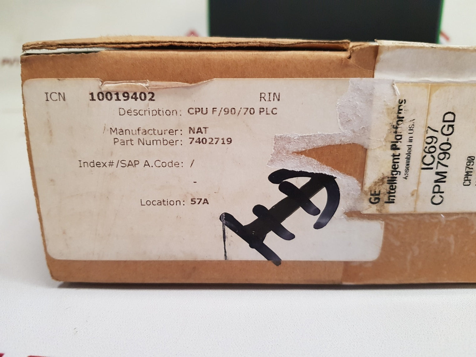 Ge ic697cpm790-gd cpu module 