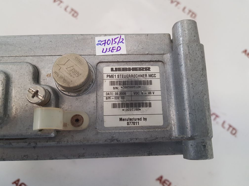 Liebherr pme1 control computer mcc 10223180
