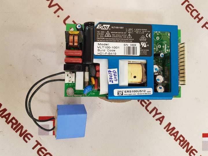 Eos vlt100-1001 power supply ers100us12
