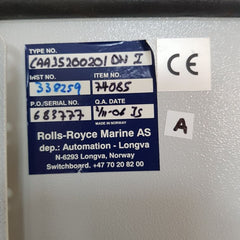 Rolls-royce caa35200801 panel 
