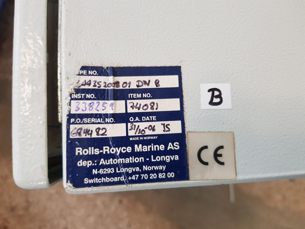 Rolls-royce caa35200801 panel 
