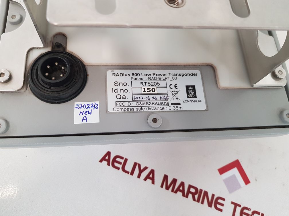 Kongsberg radius 500 low power transponder
