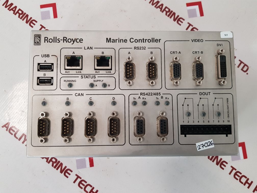 Rolls-royce h1103.0101 marine controller Used
