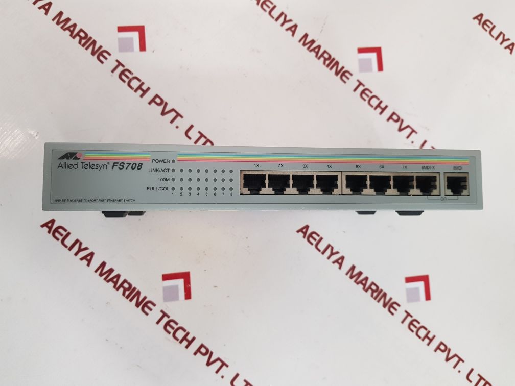 Allied telesyn at-fs708 8port fast ethernet switch 
