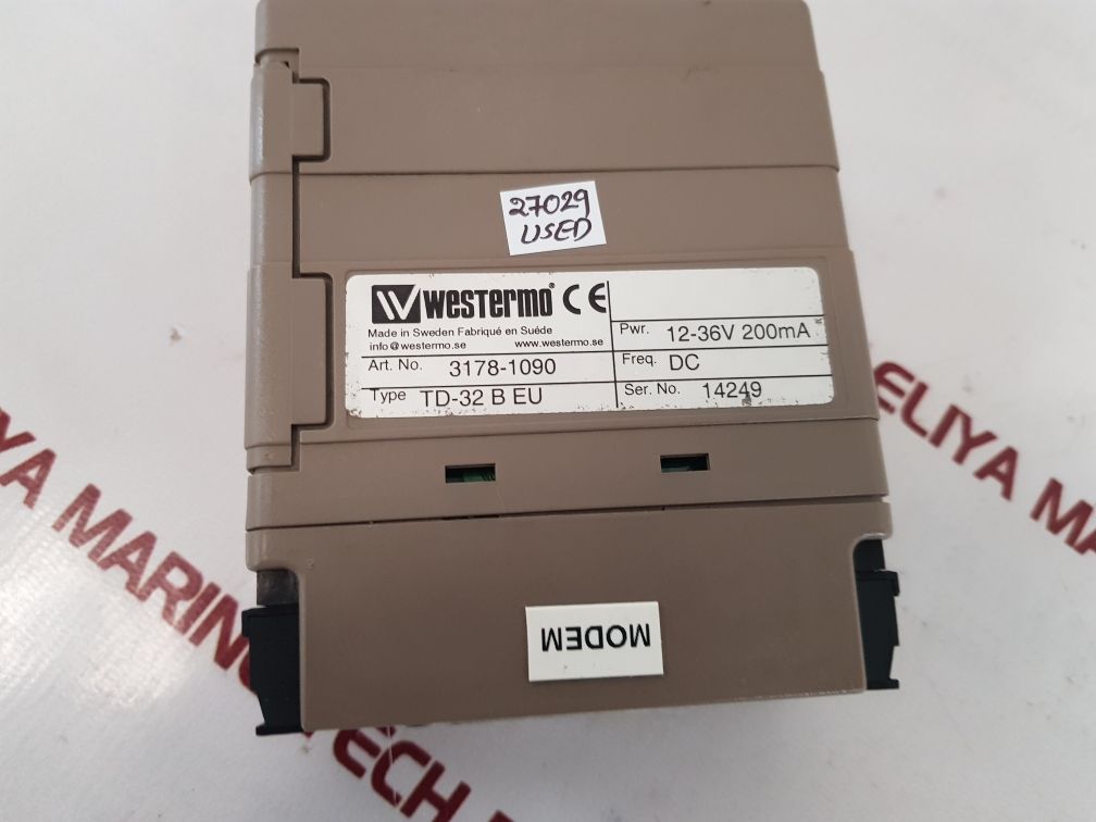 Westermo td-32 b eu industrimodem 3178-1090

