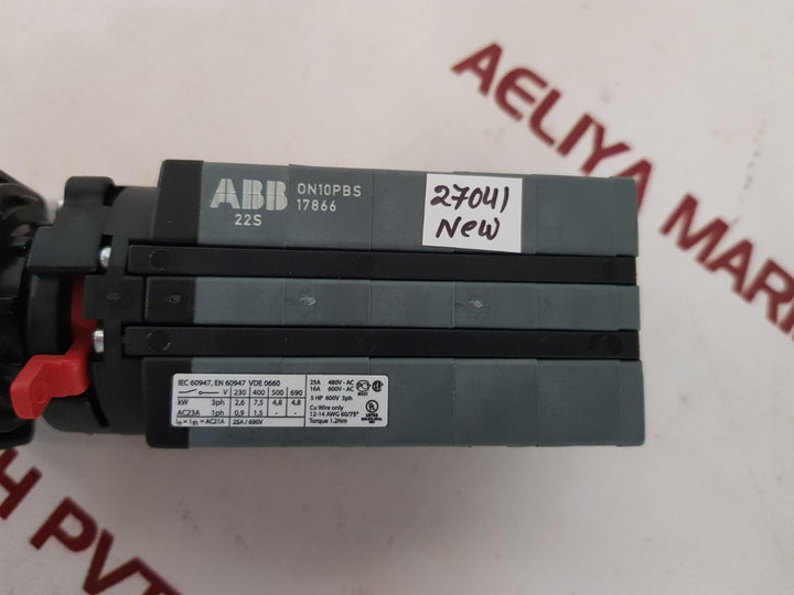 Abb on10pbs cam switch 
