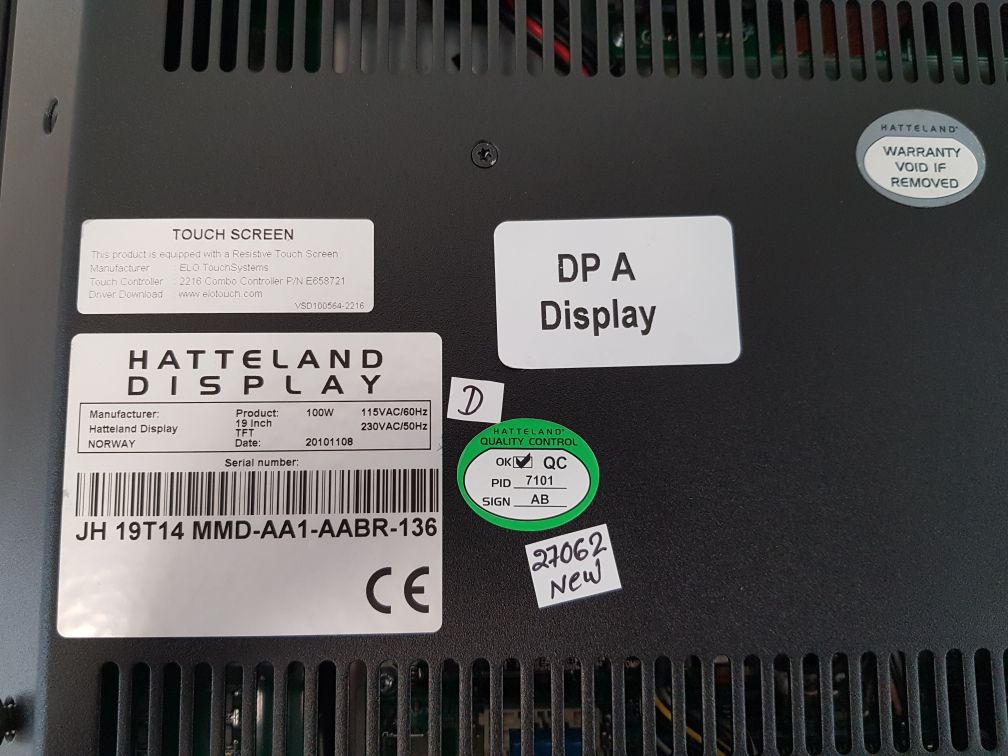 Hatteland display jh 19t14 mmd-aa1-aabr-136
