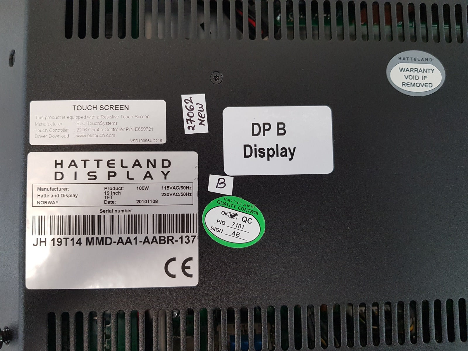 Hatteland display jh 19t14 mmd-aa1-aabr-136
