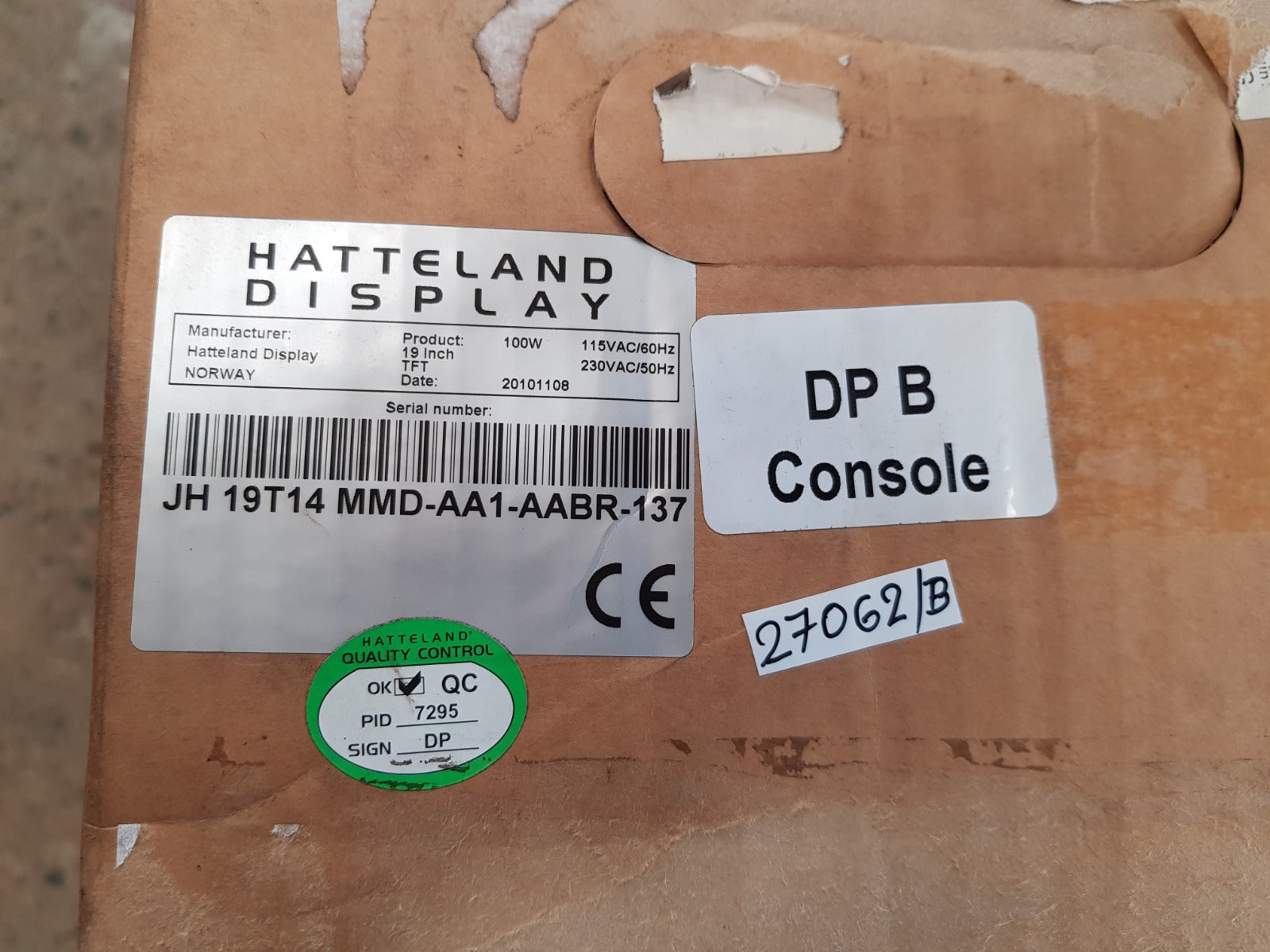 Hatteland display jh 19t14 mmd-aa1-aabr-136
