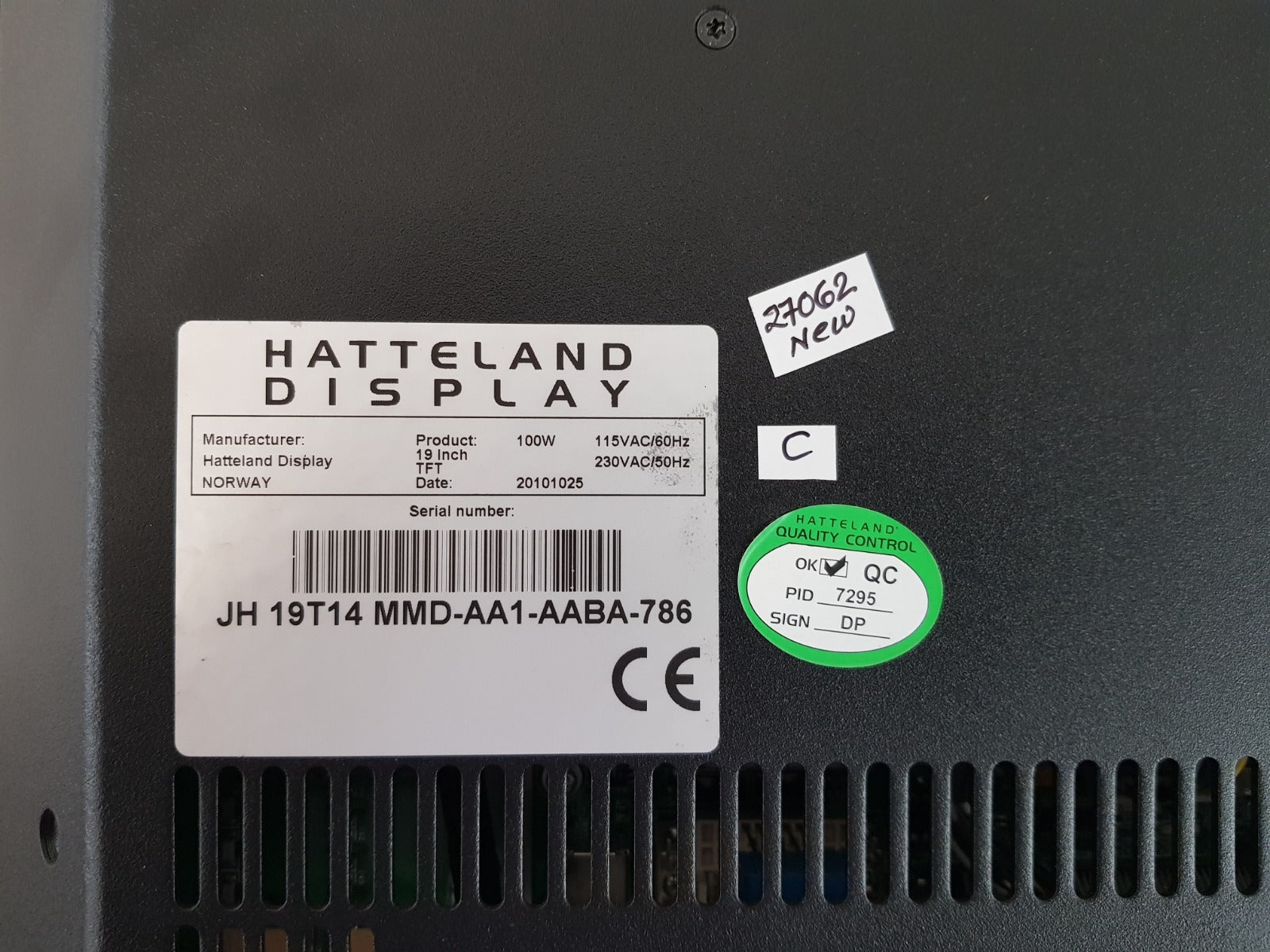 Hatteland display jh 19t14 mmd-aa1-aabr-136
