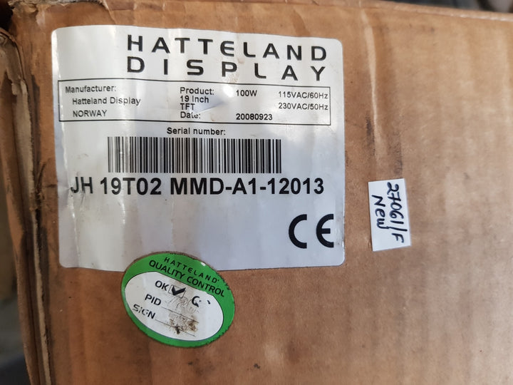 Furuno Jh 19T02 Mmd-a1-11157 Hatteland Display 100W (Not Working)