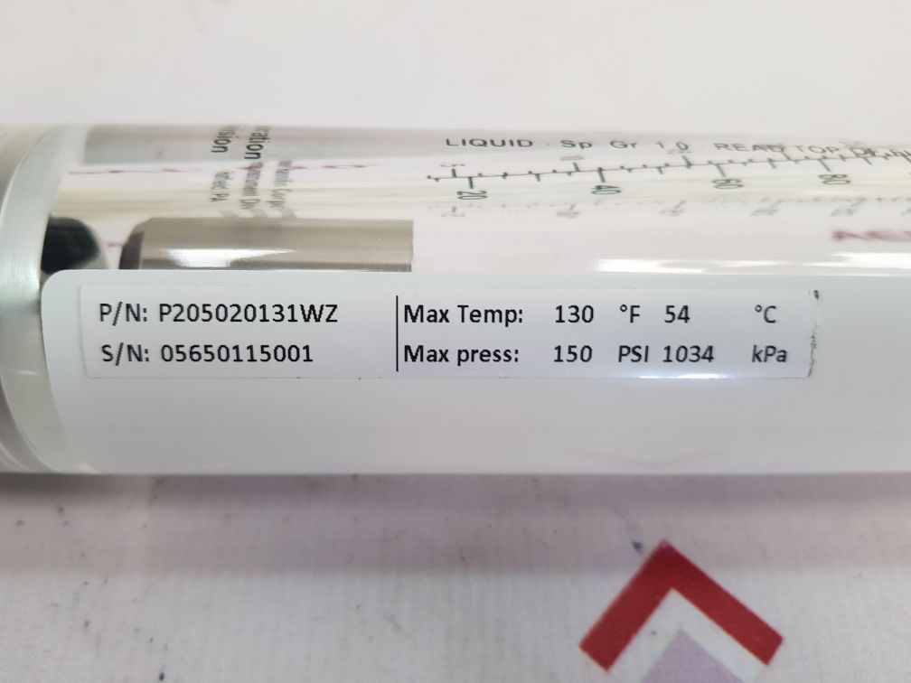 Parker p205020131wz flow reject water meter New 