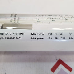 Parker p205020131wz flow reject water meter New 