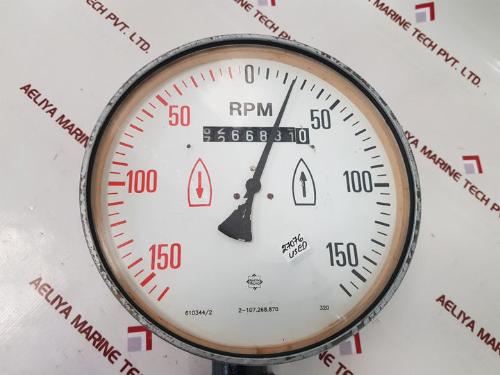 Rhein Tacho 2-107.268.870 Rpm Meter
