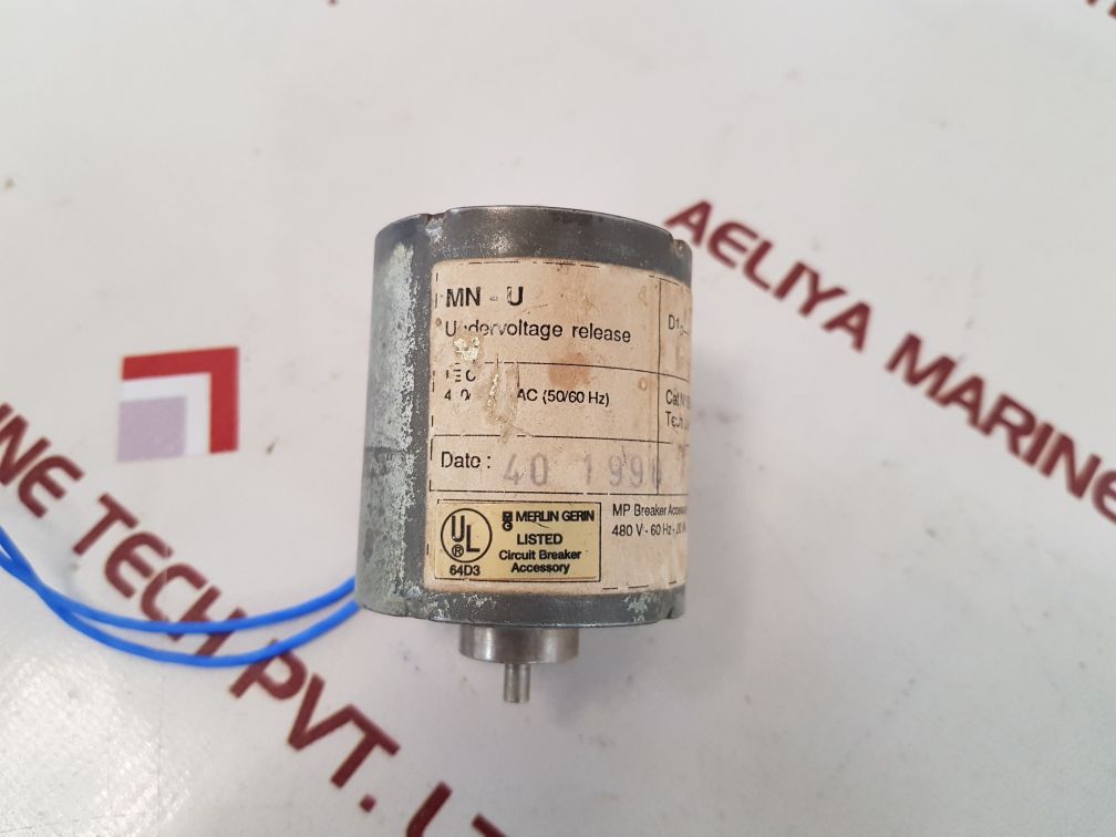 Merlin Gerin Mn-u Undervoltage Release Masterpact Circuit 685686
