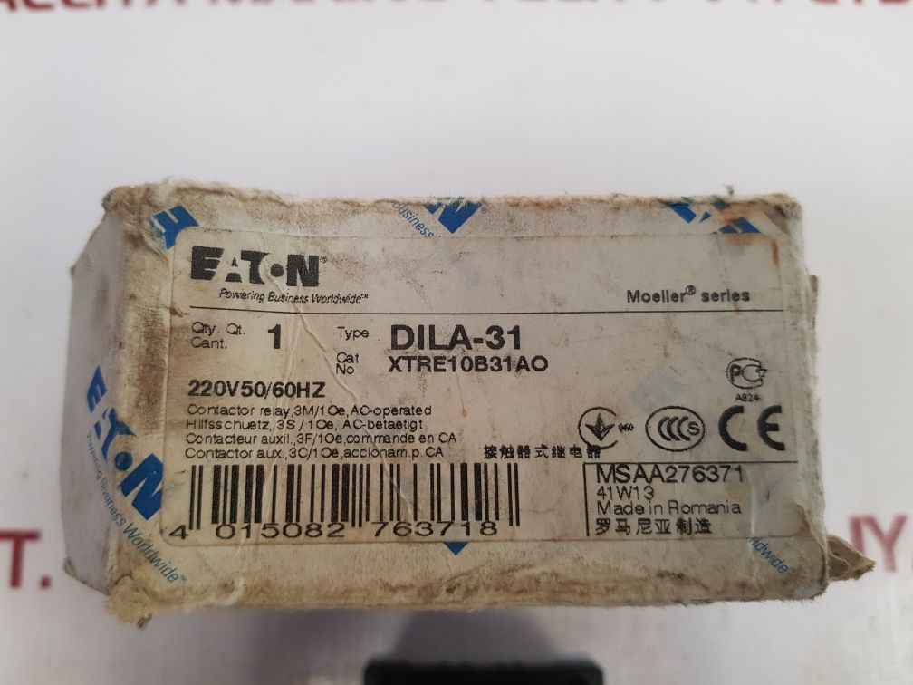 Eaton Moeller Serie Dila-31 Contactor Relay Msaa276371