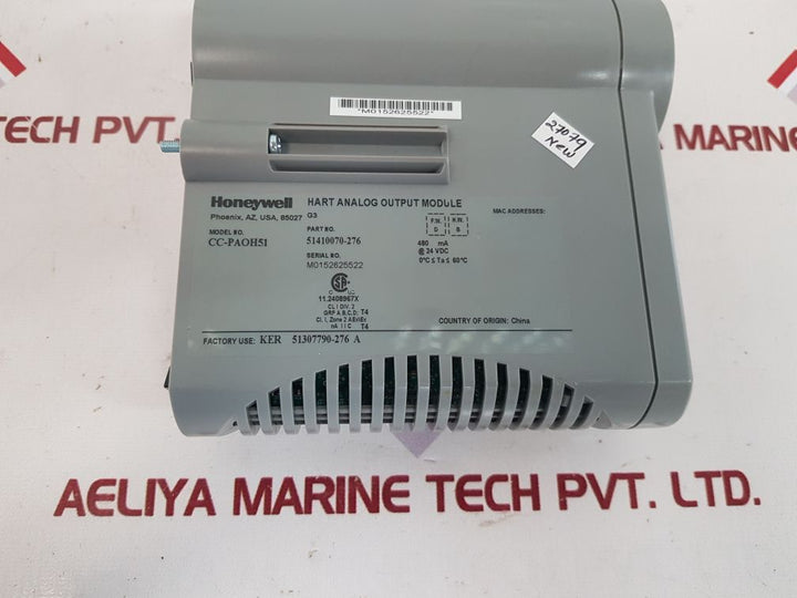 Honeywell Cc-paoh51 Hart Analog Output Module 51410070-276

