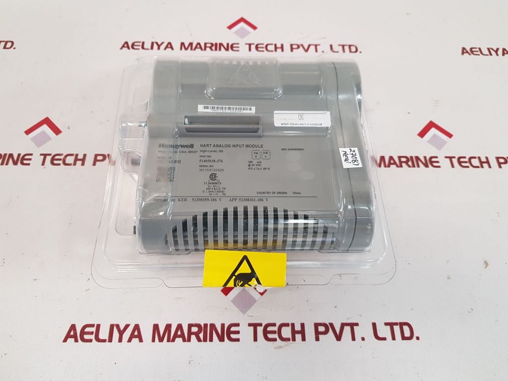 Honeywell Cc-paih02 Hart Analog Input Module 51405038-376
