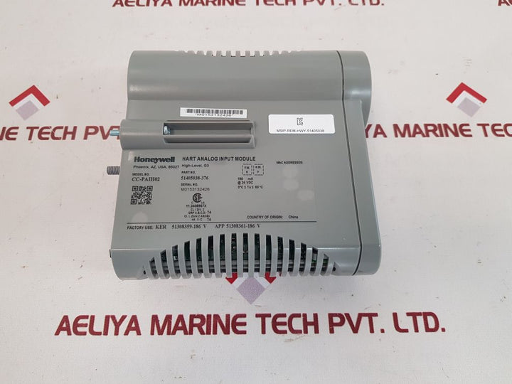 Honeywell Cc-paih02 Hart Analog Input Module 51405038-376
