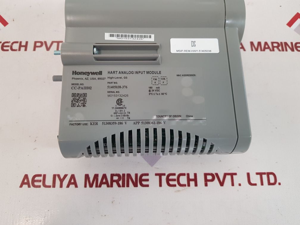 Honeywell Cc-paih02 Hart Analog Input Module 51405038-376
