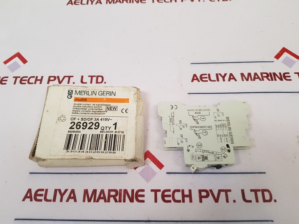 Merlin Gerin Multi 9 Auxiliary Switch 26929 3A 415V
