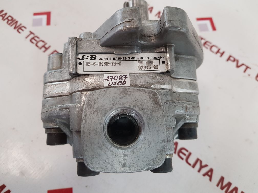 John S. Barnes 65-6-a13R-23-r Pump
