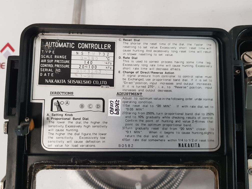 Nakakita Nstm732 Temperature Controller
