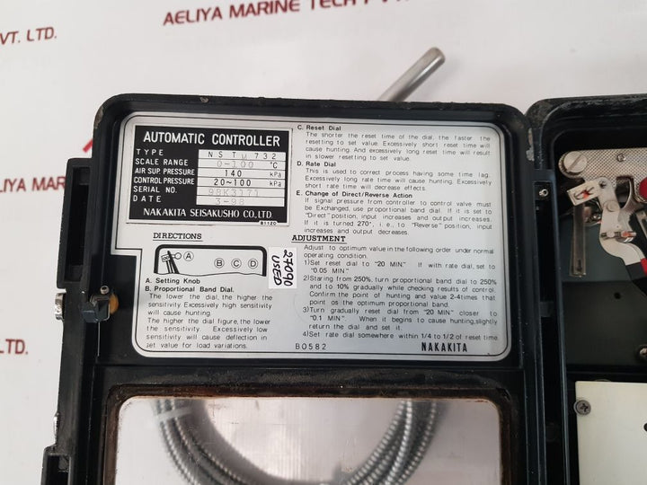 Nakakita Nstm732 Temperature Controller Scale Range 0-100°C
