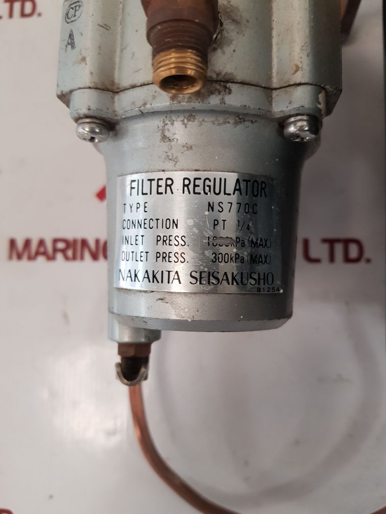 Nakakita Nsps 732 Pressure Controller Scale Range 0-1.5 Mpa
