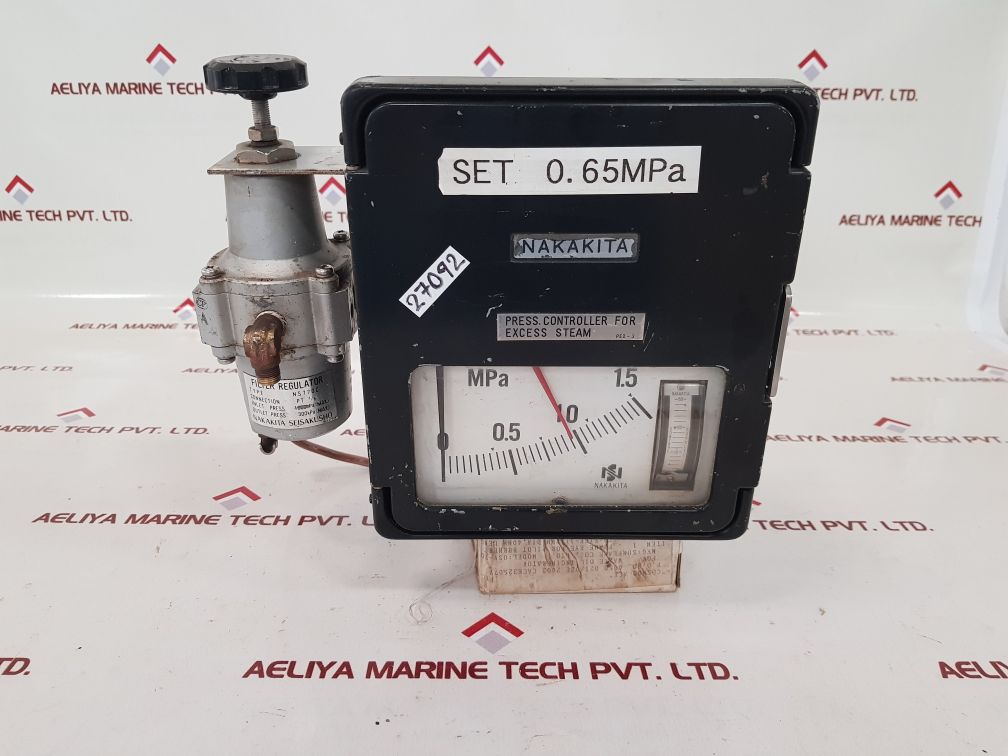 Nakakita Nsps 732 Pressure Controller Scale Range 0-1.5 Mpa
