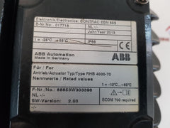 Abb Ebn 853 Electronic Contrac
