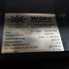 Wohr kaltetechnik/liebherr sk 71009/100-004-560 crane air condition unit 