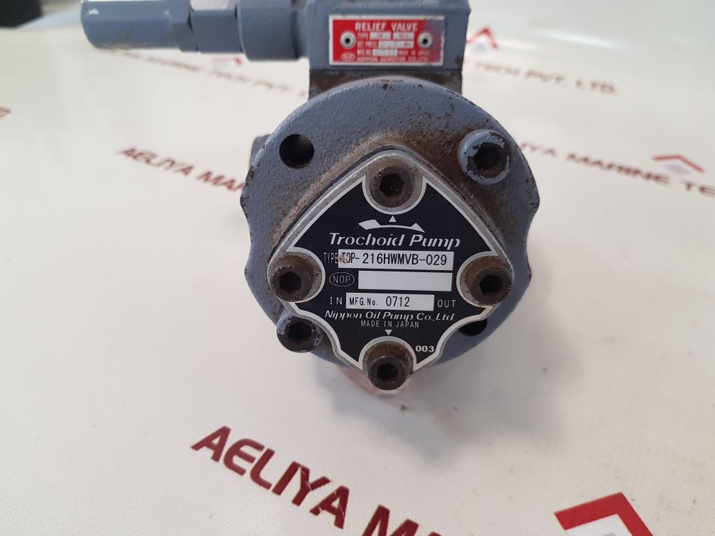 Nippon Oil Pump Top-216Hwmvb-029 Trochoid Pump
