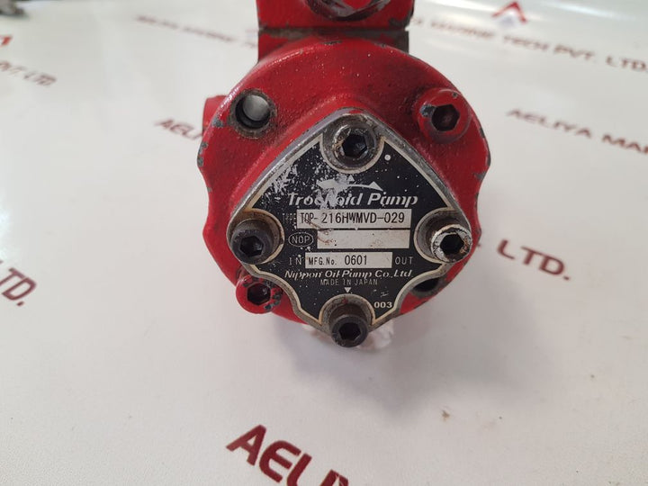 Nippon Oil Pump Top-216Hwmvd-029 Trochoid Pump
