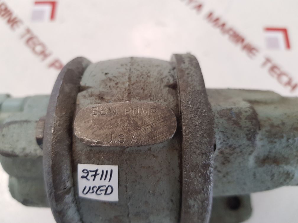Bsm Pump used