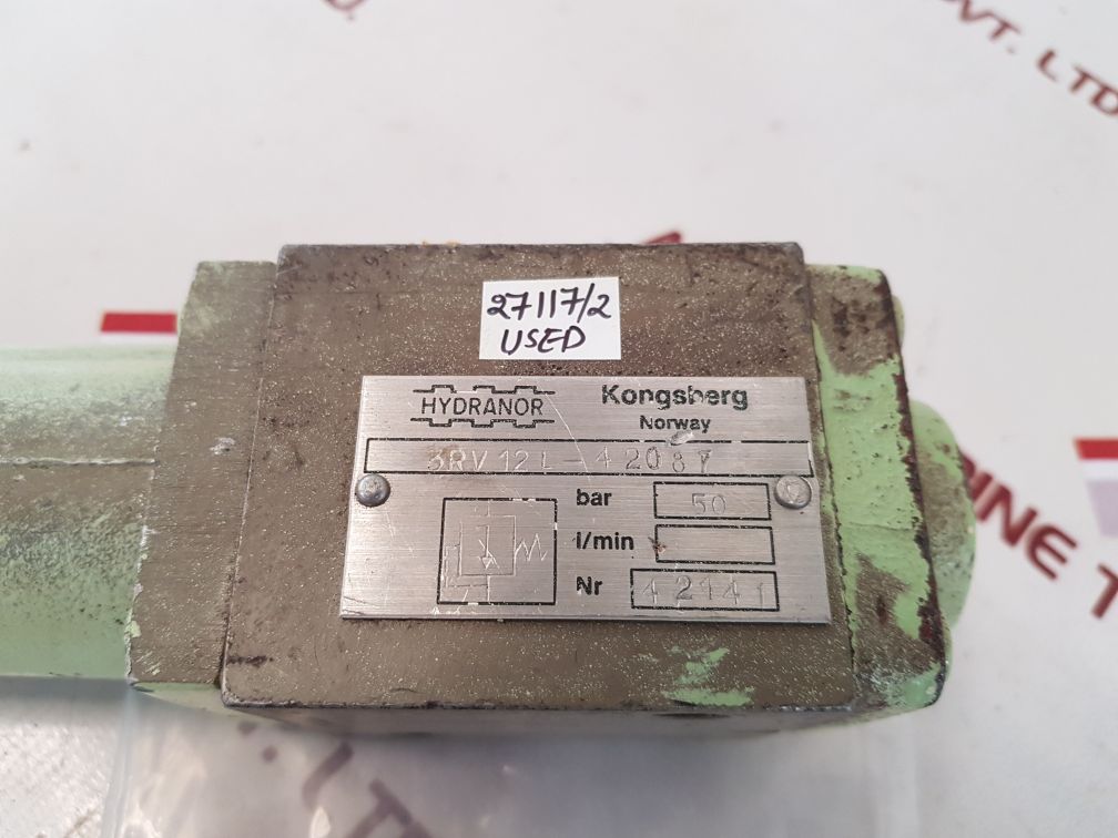 Kongsberg 3Rv12L-42087 Solenoid Valve
