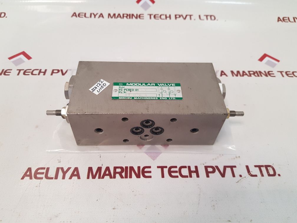 Misuzu Machineries Fc-pcreo-01-a90 Modular Valve
