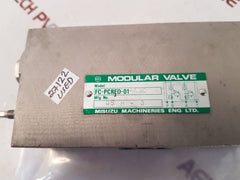 Misuzu Machineries Fc-pcreo-01-a90 Modular Valve
