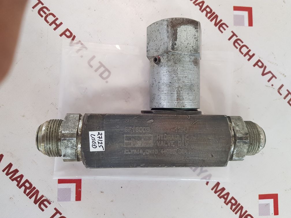 Parker 9F1600S-12Hj Hydraulic Valve
