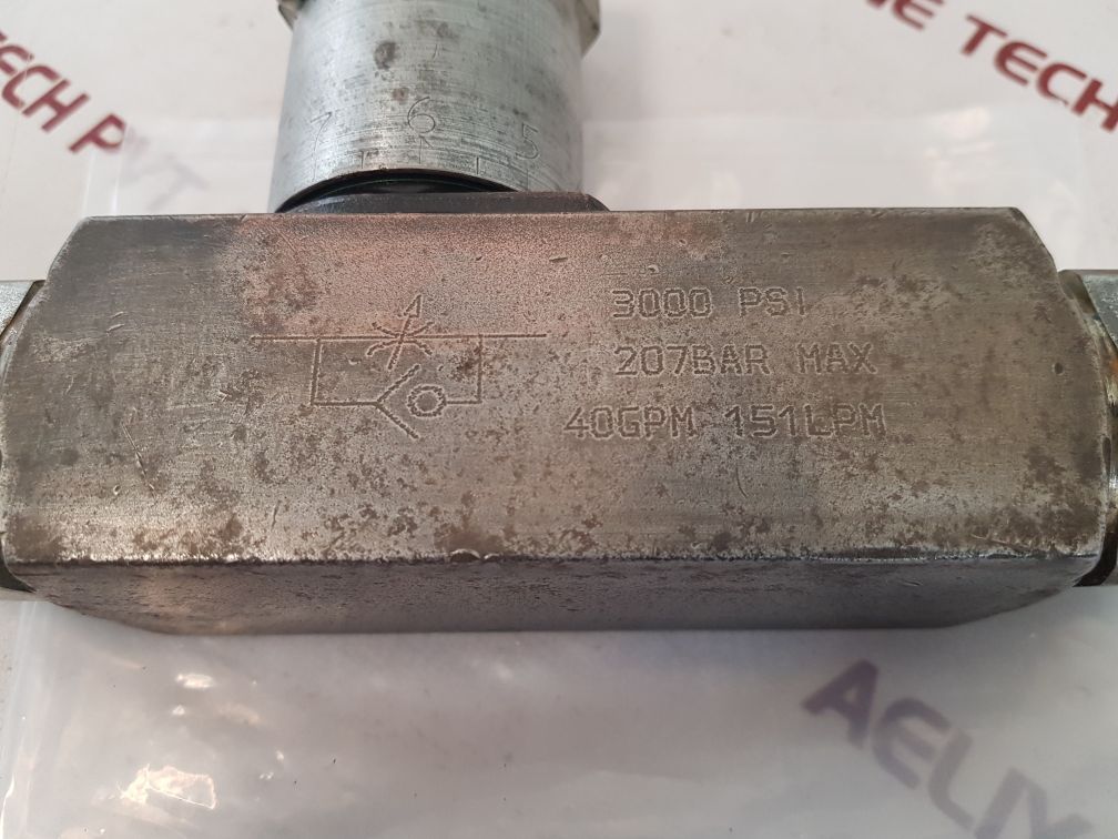 Parker 9F1600S-12Hj Hydraulic Valve
