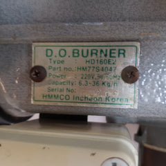 Hmmco Hd160E2 D.O. Burner Hm77S4047