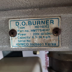Hmmco Hd160E2 D.O. Burner Hm77S4047