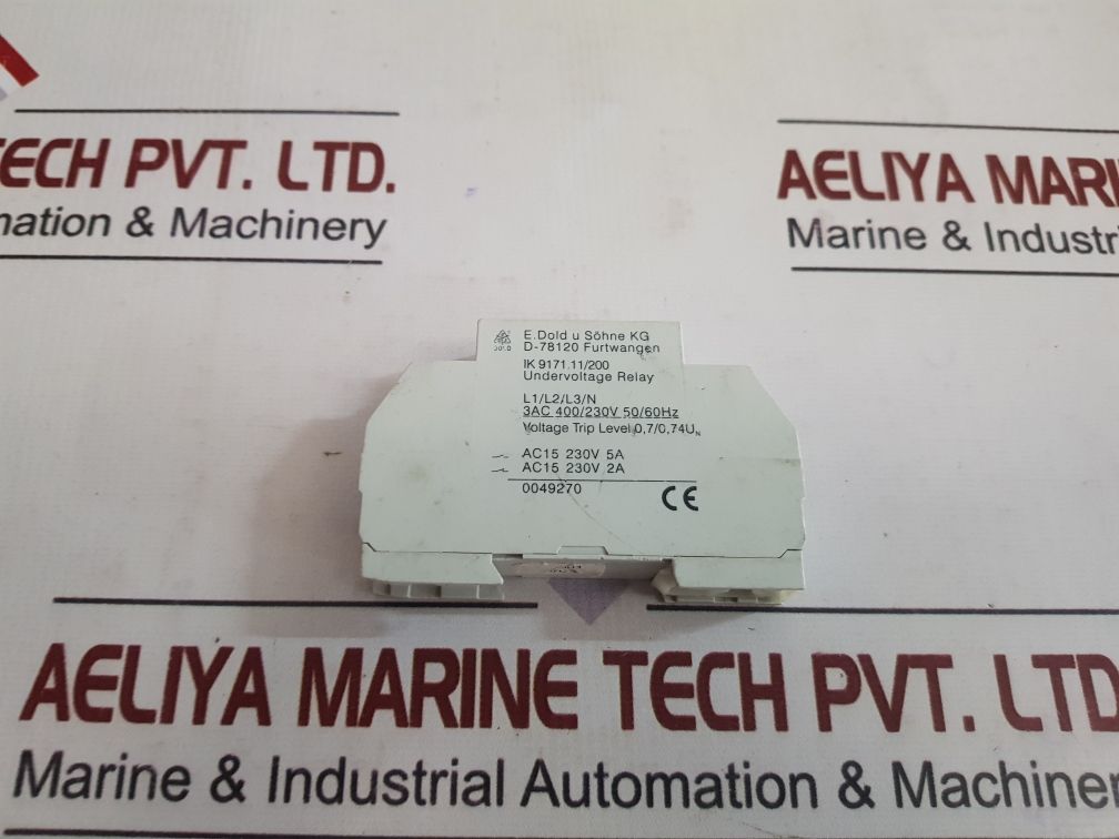 Eds Dold Varimeter Ik9171 Undervoltage Relay
