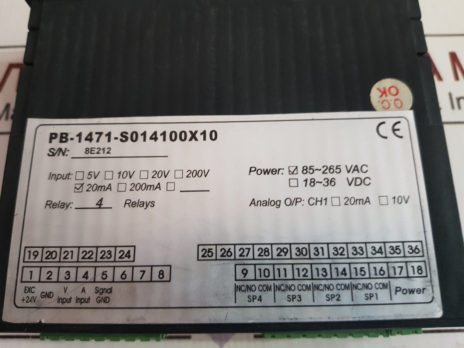 Maxsi 1800 Relay Pb-1471-s014100X10